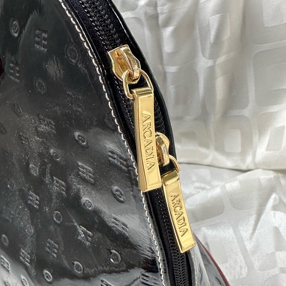 Arcadia Black Patent Purse - Picture 3 of 10